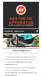 Mobile Screenshot of aestheticapparatus.com
